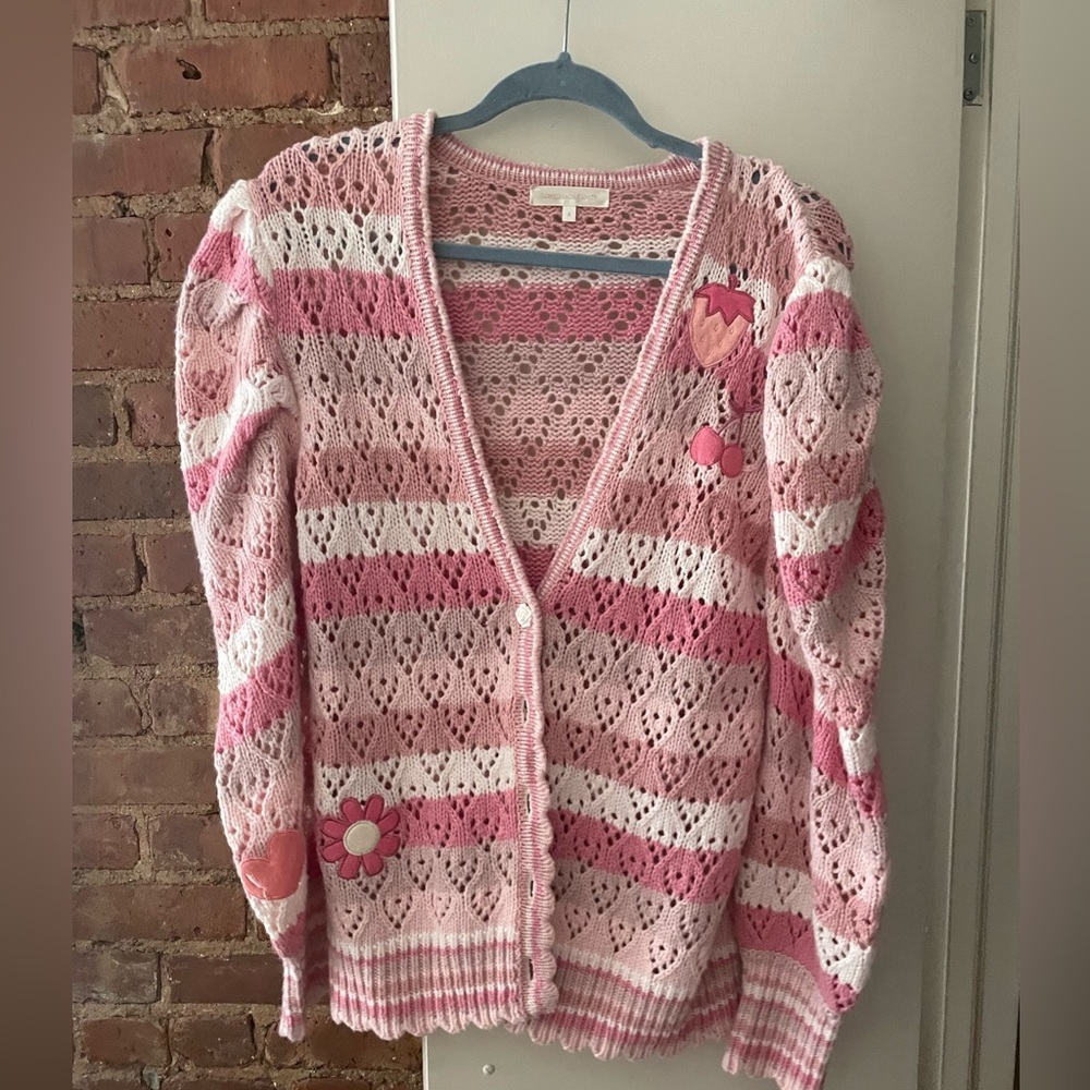 NWOT Love shack fancy vesper cardigan